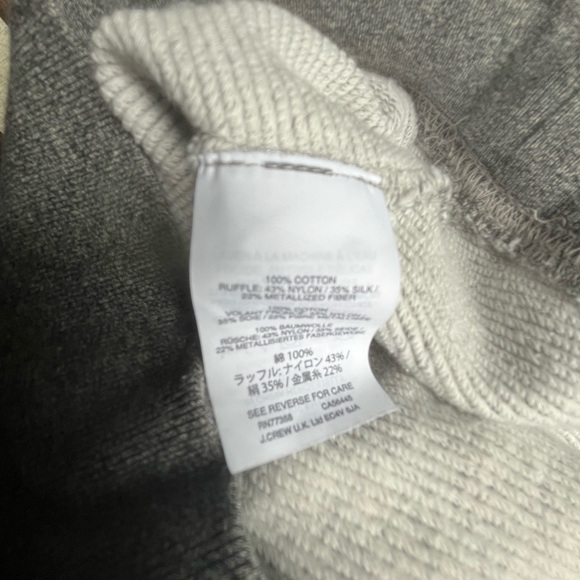 J Crew metallic trimmed sweatshirt - Picture 14 of 14